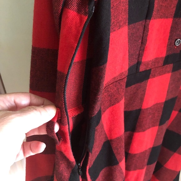 FANCYINN NEY YORK /LONDON NWT DRESS BUFFALO PLAID FLANNEL - Picture 13 of 14